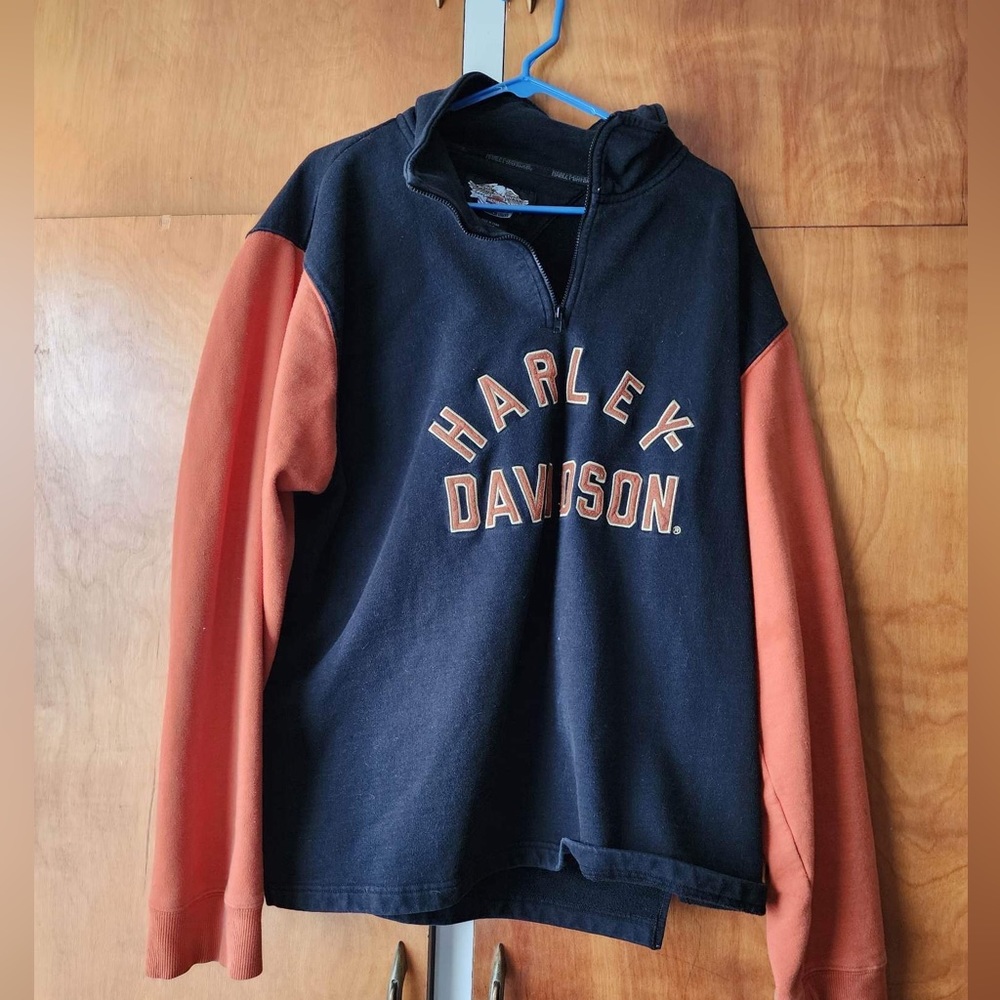 VINTAGE MENS HARLEY DAVIDSON PULLOVER SWEATER